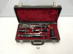 HENRY SELMER CLARINET IN FITTED CASE, SERIAL NUMBER - A0142
