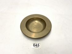 ANTIQUE BRONZE DISH 17CMS DIAMETER