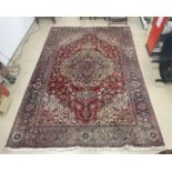 LARGE PERSIAN RUG, 302 X 394CMS