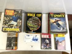 A QUANTITY OF MOSTLY 1960'S FOOTBALL PROGRAMMES AND MAGAZINES, INCLUDING WORLD CUP SOUVENIR MAGAZINE