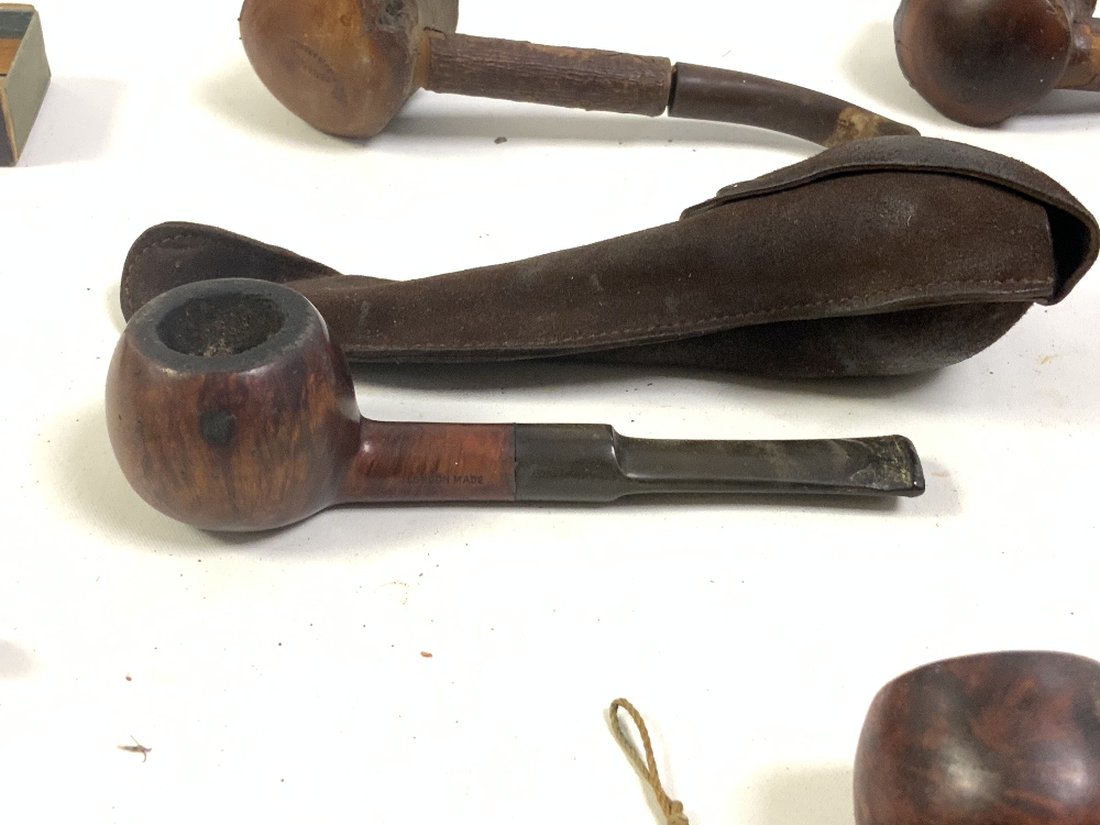 SILVER MOUNTED PIPE IN CROCODILE CASE AND SIX OTHER PIPES - VARIOUS - Image 7 of 13