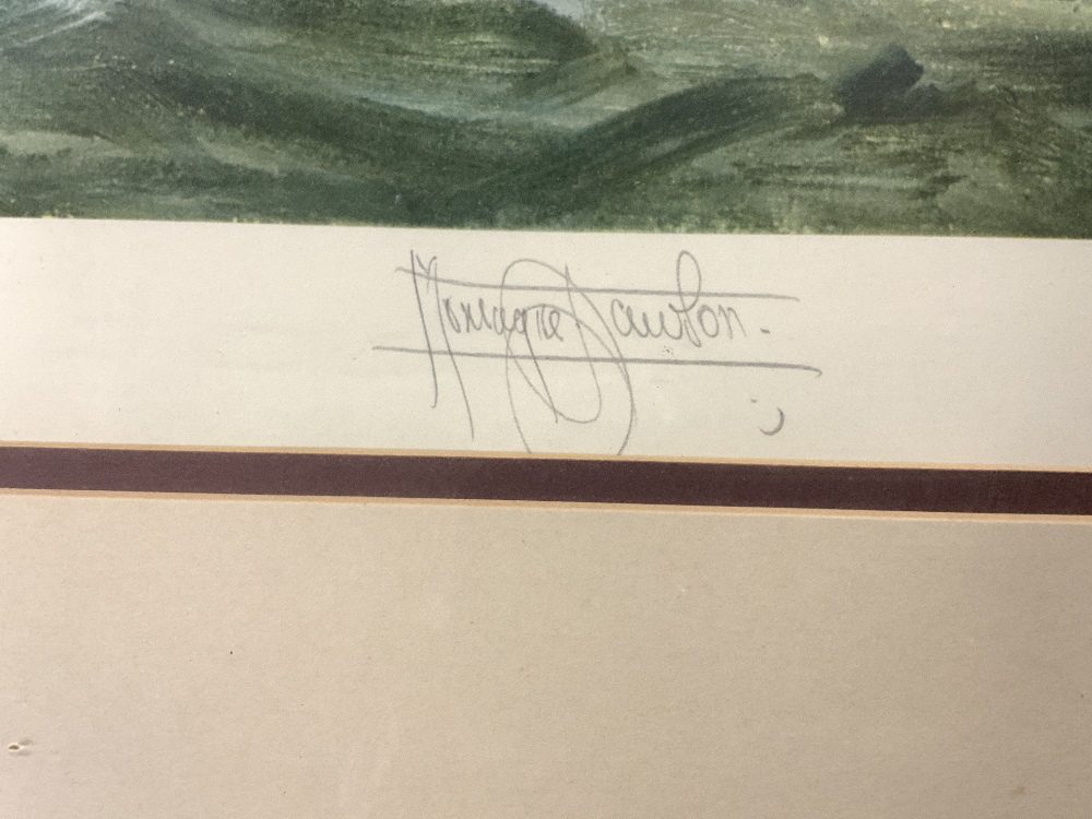 GILT FRAMED LIMITED EDITION PRINT - 'THE GALLANT MAYFLOWER' BY MONTAGUE DAWSON - SIGNED IN PENCIL BY - Image 6 of 7