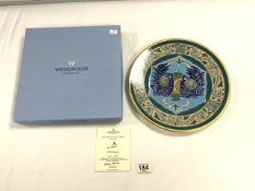 A WEDGWOOD SUSIE COOPER CENTENARY COLLECTION 1902-2002, CHOU PATTERN LIMITED EDITION PLATE, NO 097