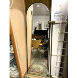 MODERN ARCHED TOP FULL-LENGTH DRESSING MIRROR, 174CMS