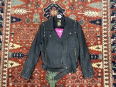 BIBA LADIES LEATHER JACKET, LADIES SIZE 10