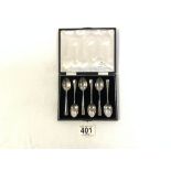 HALLMARKED SILVER TEA SPOONS CORONATION, 1953, COMMEMORATIVE BY COMYNS LONDON