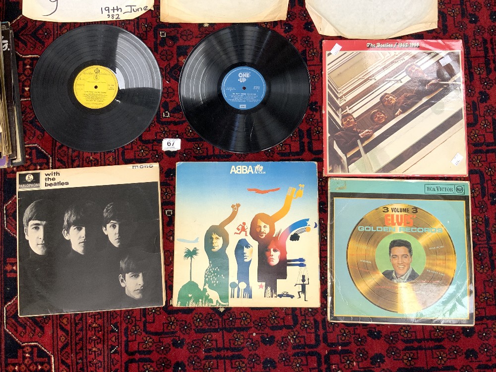 QUANTITY OF LP'S -INCLUDES THE BEATLES 1962 - 66, THREE-VOLUME ELVIS GADEN RECORDS, ROY ORBISON, AND - Image 5 of 12