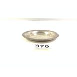 CONTENENTAL SILVER PIN DISH, 10.5CMS DIAMETER