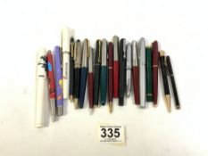 PARKER FOUNTAIN PENS, BALLPOINT PENS, AND OTHER PENS