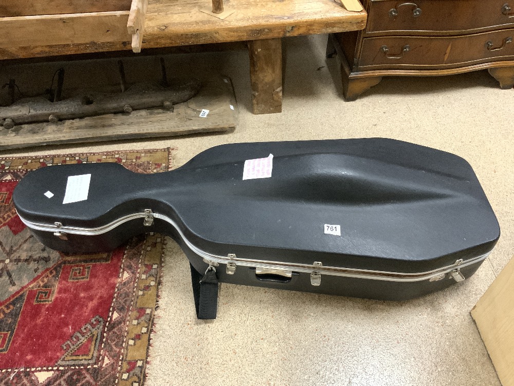 ANTIQUE CELLO AND BOW IN A CASE - Image 8 of 16