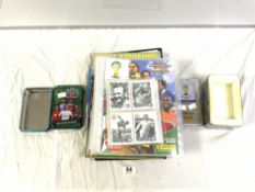 PANINI FOOTBALL WORLD CUP BRAZIL COLLECTORS BINDER AND CARDS, TOPPS FOOTBALL CARDS, WORLD CUP SOCCER