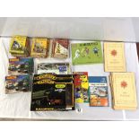 A SELECTION OF BRITAINS AND MATCHBOX COLLECTORS BOOKLETS, AND HORNBY, MECCANO, AIRFIX AND MORE