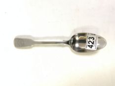 VICTORIAN HALLMARKED SILVER TABLESPOON BY HENRY HYDE, 22CMS, 73 GRAMS