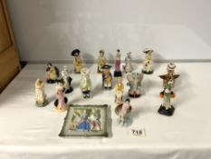 KEVIN FRANCIS - THREE CLARICE COLLECTION PORCELAIN FIGURES AND SEVENTEEN OTHER FIGURES