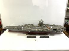 1:350 SCALE MODEL OF US ENTERPRISE AIRCRAFT CARRIER