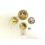 CASED GOLD-PLATED COINS, WESTMINSTER ABBEY, 60 YEARS OF QUEEN ELIZABETH, CONCORDE, AND PROJECT