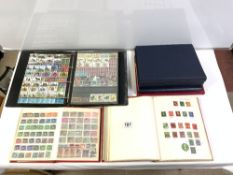 SEVEN VARIOUS ALBUMS OF STAMPS