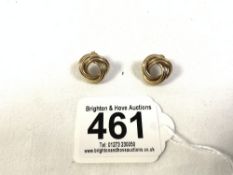 PAIR OF 375 9K GOLD EARRINGS