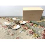 PAIR OF PRADA LADIES SHOES (SIZE 38 UK 5) MODEL - VERNICE 9 BIANCO 11791D