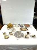GRIMWADE MUSICAL COMPORTS, BABYS PLATED, DEVON POTTERY, ETC