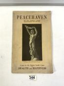 1920S MAGAZINE - PEACEHAVEN - COME TO THE SUNNY SOUTH COAST FOR HEALTH AND HAPPINESS