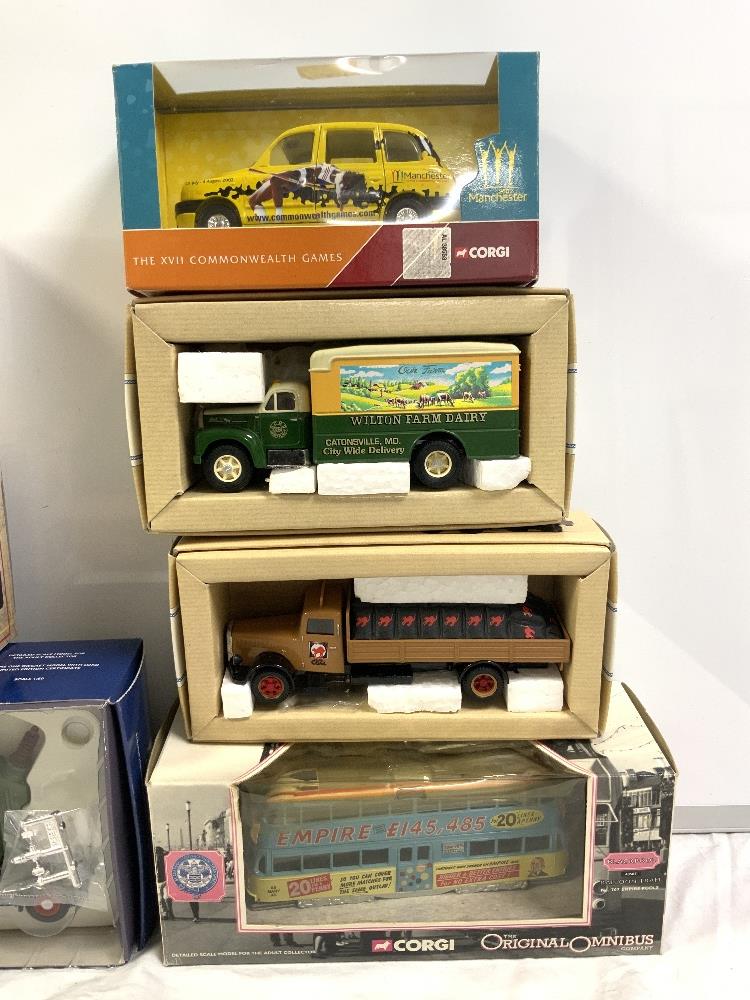 TEN BOXED VEHICLES, INCLUDING CORGI CLASSICS - MACK B SERIES VAN WILTON FARM, ROYAL WEDDING - Image 5 of 6