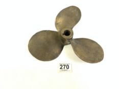 VINTAGE BRONZE PROPELLER, 22CMS