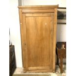 FRENCH CHERRYWOOD SINGLE-DOOR CUPBOARD WITH SHELVES (90 X 40 X 180CMS)