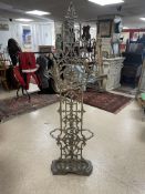 PAINTED WROUGHT IRON UMBRELLA/COAT STAND (176CMS)