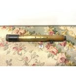 ROSS OF LONDON - NO 22459, BRASS THREE DRAWER TELESCOPE