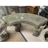 CONCRETE GARDEN BENCH