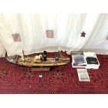 REMOTE CONTROL MODEL FISHING BOAT - M120 - MILFORD STAR, WITH THE SCOTTISH FLAG, 90CMS