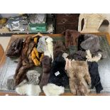 QUANTITY FUR STOLES, GLOVES, AND OTHER FURS