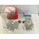 QUANTITY OF GLASS CHANDELIER DROPS - VARIOUS