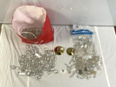 QUANTITY OF GLASS CHANDELIER DROPS - VARIOUS