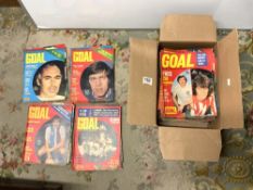 QUANTITY OF 1970S SOCCER WEEKLY MAGAZINES 'GOAL'