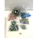 A QUANTITY OF MARBLES