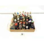 MINIATURE BOTTLES OF SPIRITS AND APPROXIMATELY 60, INCLUDES MYERS RUM, STEFANOF IMPERIAL VODKA, OLDE