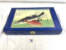 JAPANESE BOXED SET OF MATCHBOXES AND MATCHES FOR THE WORLD WILDLIFE FUND