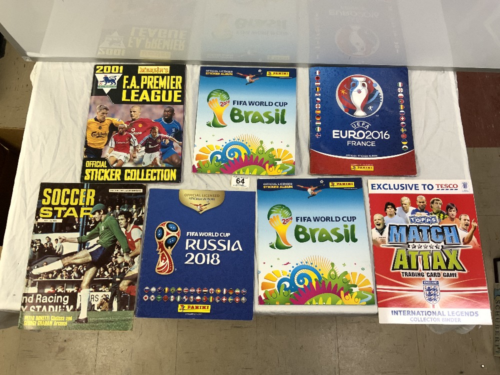 PANINI FOOTBALL WORLD CUP BRAZIL COLLECTORS BINDER AND CARDS, TOPPS FOOTBALL CARDS, WORLD CUP SOCCER - Image 8 of 8