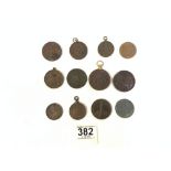 QUANTITY OF COINS/MEDALLIONS, INCLUDES AWARDS, FOR RIFLE CLUBS AND PEACE CELEBRATIONS