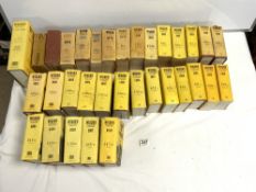 APPROX 34 WISDEN CRICKETERS ALMANAC DATES FROM 1970S-2002