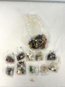 LEGO - APPROX 100 FIGURES, SPARE PARTS, AND ACCESSORIES