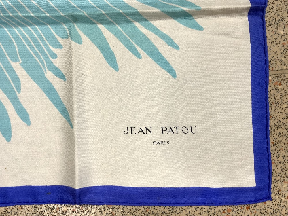 PURE SILK - SILVER JUBILEE SCARF FROM THE DESIGN OF OLIVER MESSEL, JEAN PATOU PARIS SILK SCARF, - Image 7 of 14