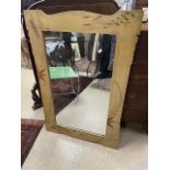 VINTAGE WOODEN FRAMED MIRROR (80 X 120CMS)