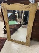 VINTAGE WOODEN FRAMED MIRROR (80 X 120CMS)