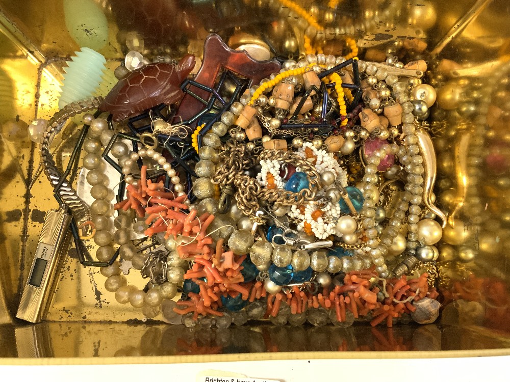 GOLD-PLATED WATCH CHAIN, CORAL NECKLACE, ETC - Image 2 of 5