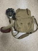 WWII GAS MASK GS2 MKV WITH LAVERSACK