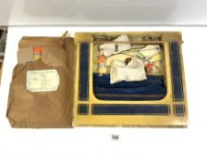 VINTAGE TRIANG TOYS MODEL THEATRE AND FITTINGS IN BOX