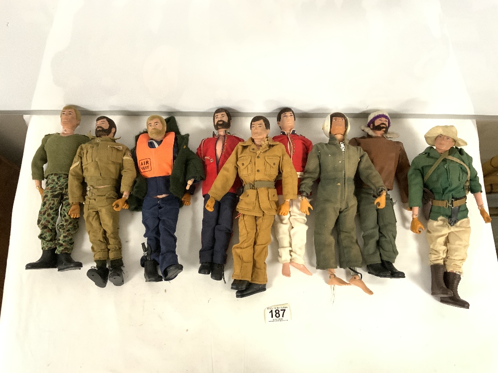 ORIGINAL 1960S ACTION MEN BY PALITOY WITH CLOTHES AND ACCESSORIES